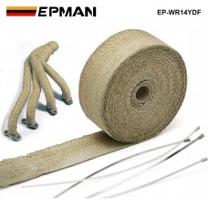 PERFORMANCE THERMAL HEAT MANIFOLD EXHAUST SYSTEM WRAP BROWN 2" wide  x 10meter long EP-WR14YDF
